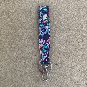 Vera Bradley- purple keychain